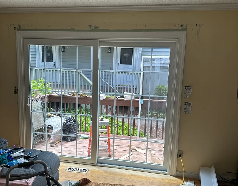 Installing new Harvey Patio door